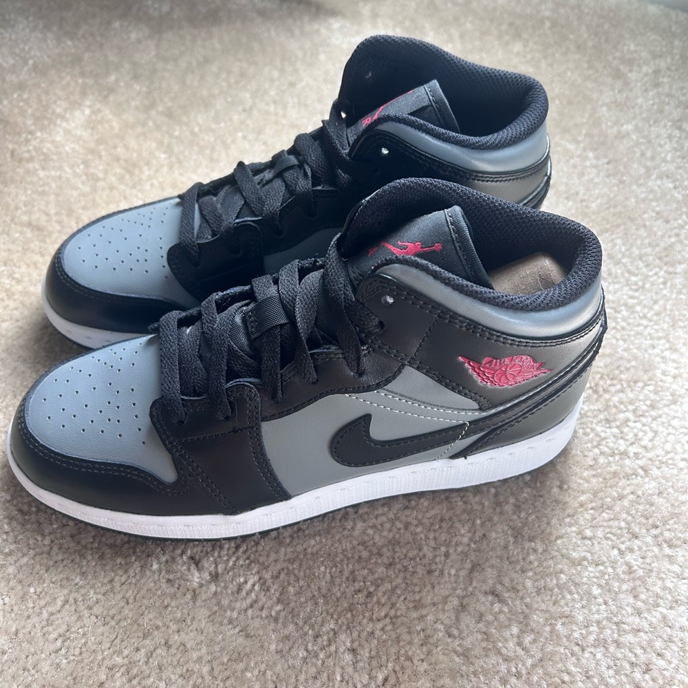Kids Black and Gray Sneakers